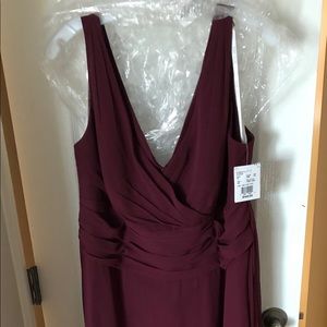 Bridesmaid Dress Size 16 Wine Never worn!